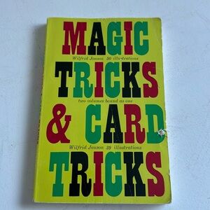 Magic tricks and card tricks vintage 1954 book